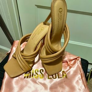 Cream Mule Pumps